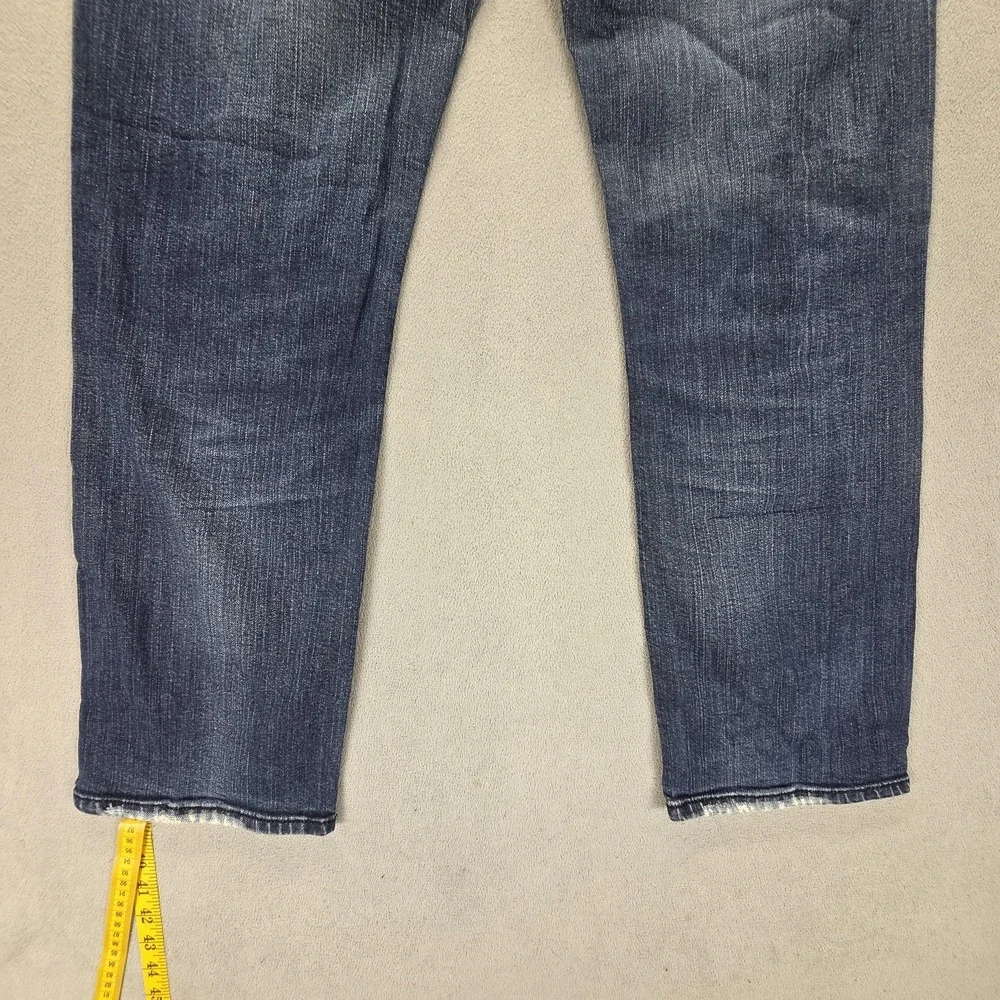 Diesel Jeans Mens 30x30 Blue Larkee Regular Straight Stretch Button Fly 008B2